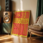 POSTER LASCIATEMI SOFFRIRE TRANQUILLO