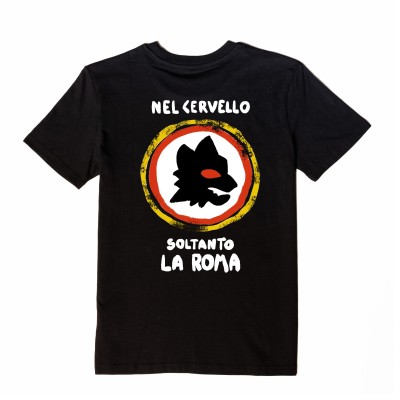 TSHIRT NEL CERVELLO SOLTANTO LA ROMA