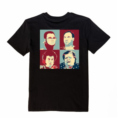 TSHIRT BIANCO ROSSO E VERDONE