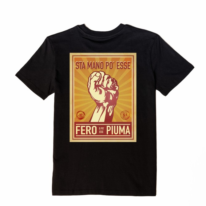 TSHIRT STA MANO PO' ESSE FERO...