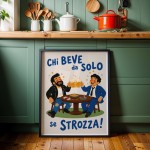 CHI BEVE DA SOLO SE STROZZA