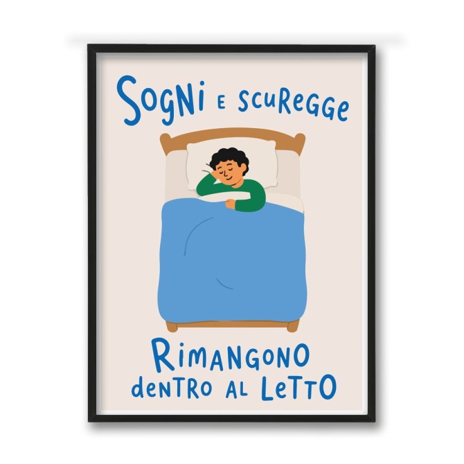 SOGNI E SCUREGGE RIMANGO DENTRO AL LETTO