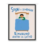 SOGNI E SCUREGGE RIMANGO DENTRO AL LETTO