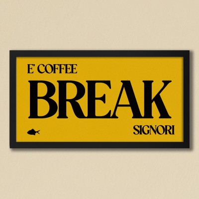 BORIS E' COFFEE BREAK SIGNORI