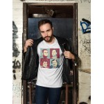 TSHIRT BIANCO ROSSO E VERDONE