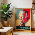 POSTER DEL GRANDE GIANFRANCO FUNARI