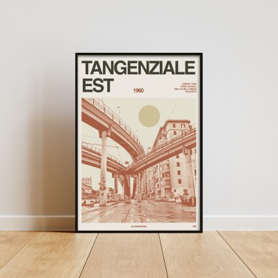 POSTER DELLA TANGENZIALE EST DI ROMA
